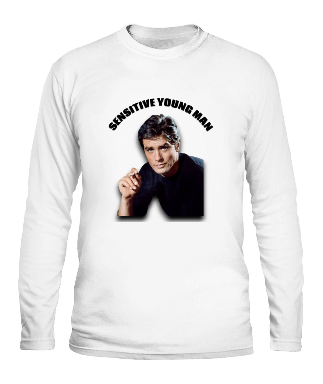 Sensitive Young Man | Long Sleeve Tee ND Shirts White S